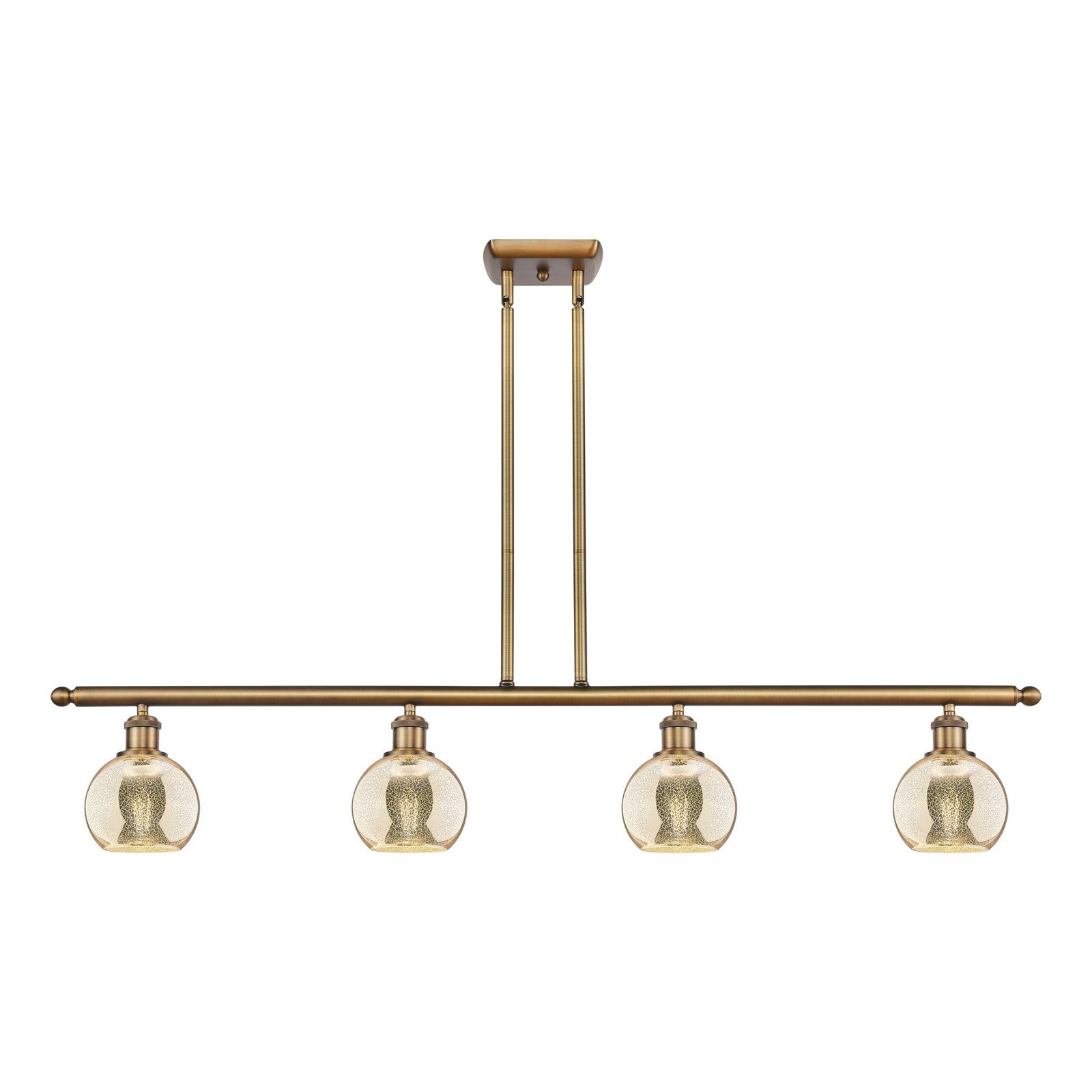 Innovations Athens 4Lt 48" Island Lt, Brushed, Brushed Brass