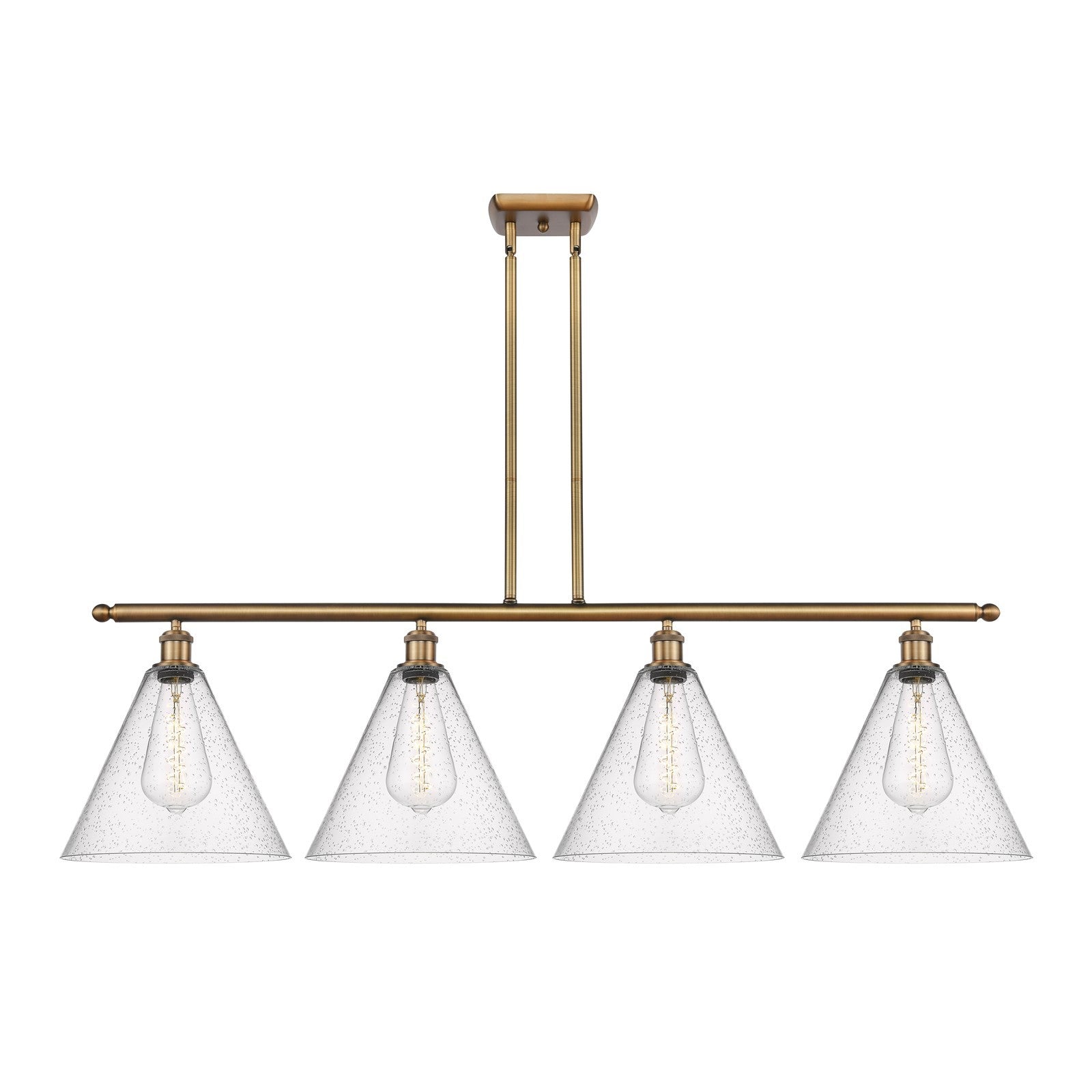 Innovations Berkshire Glass 4Lt 50.25", Brushed Brass