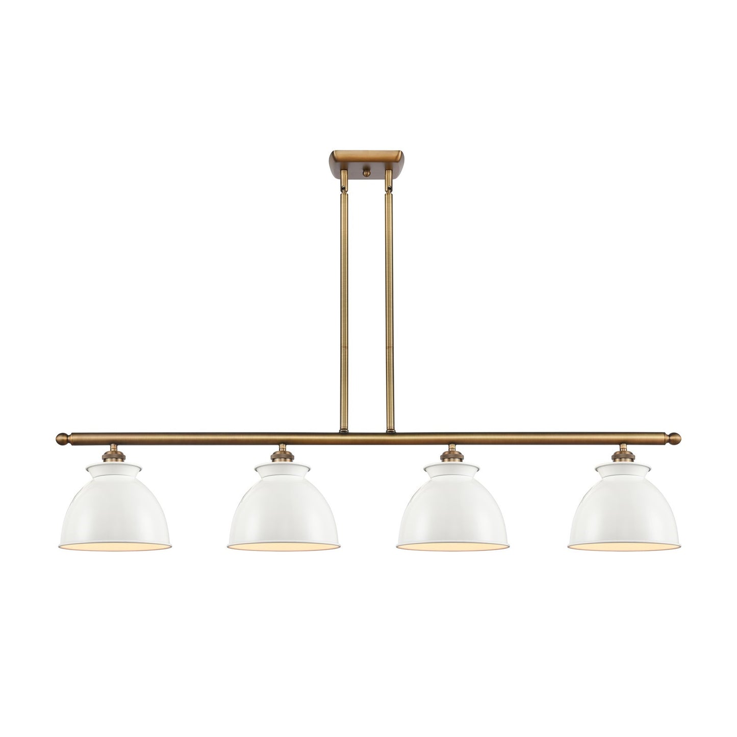 Innovations Adirondack 4Lt 48" Island Lt, Brushed Brass