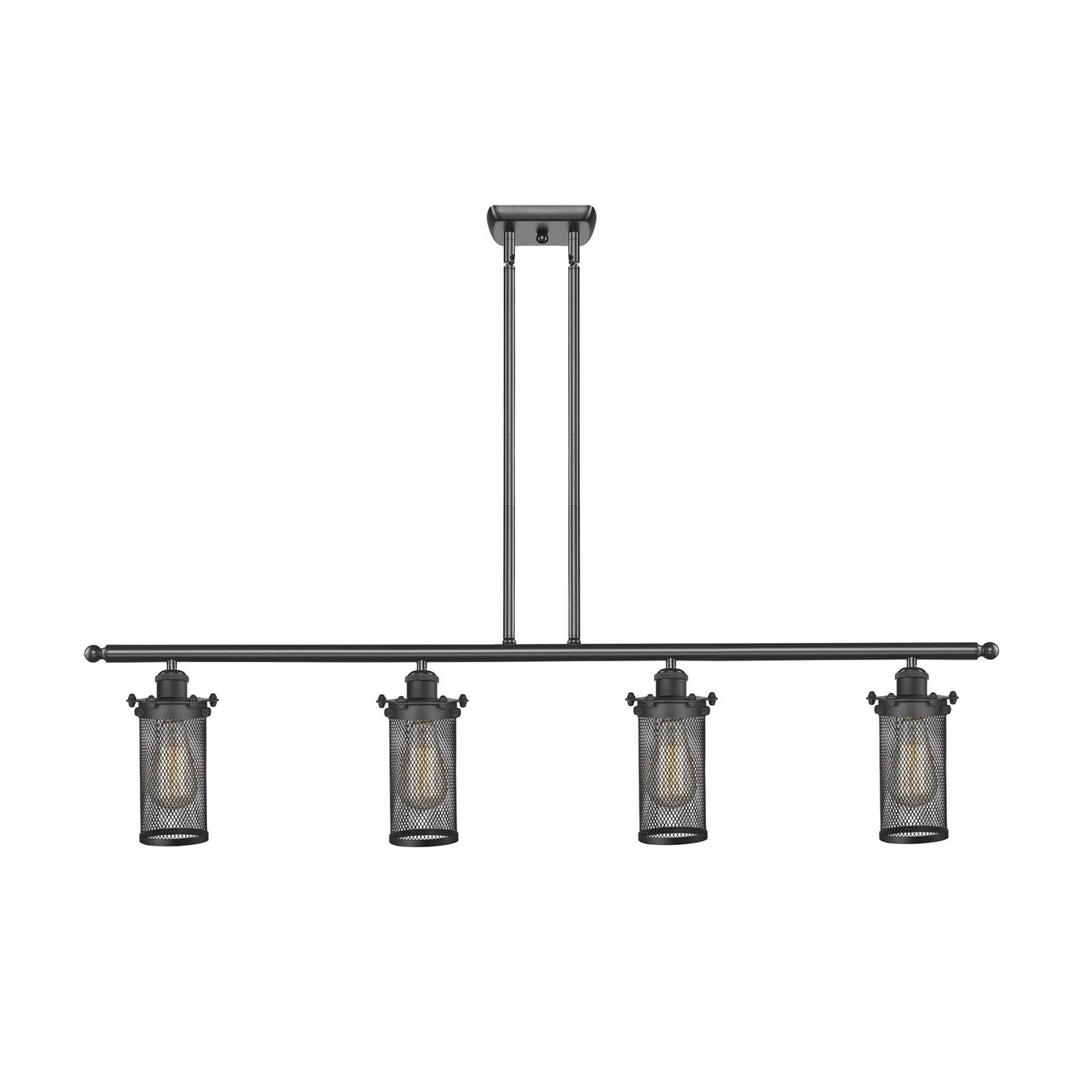 Innovations Bleecker 4Lt 48" Island Lt, Matte, Matte Blk