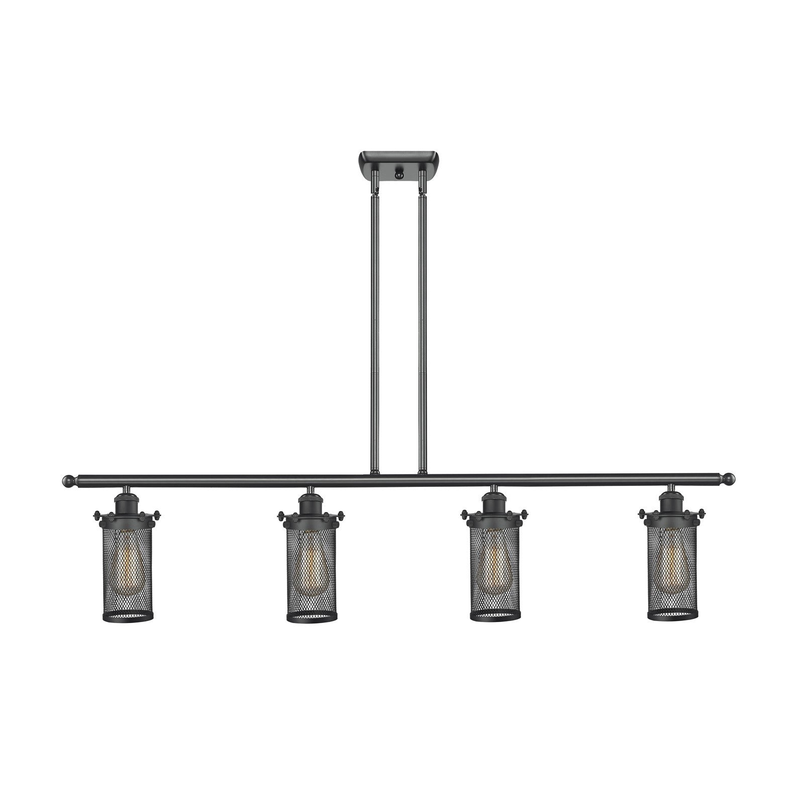 Innovations Bleecker 4Lt 48" Island Lt, Matte, Matte Blk