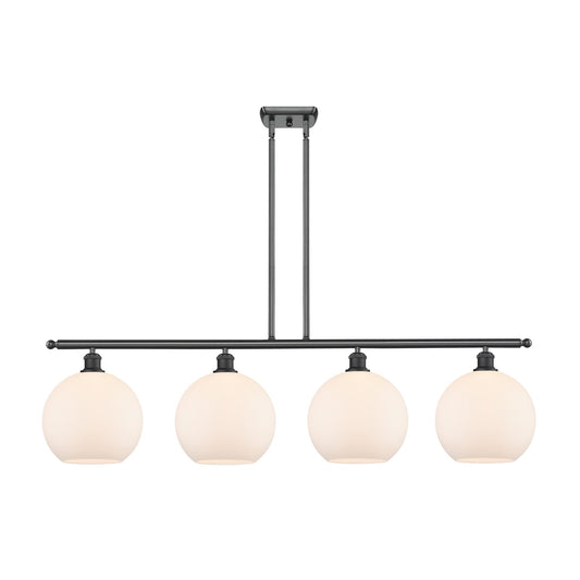 Innovations Athens 4Lt 48.25" Island Lt, Matte, Matte Blk