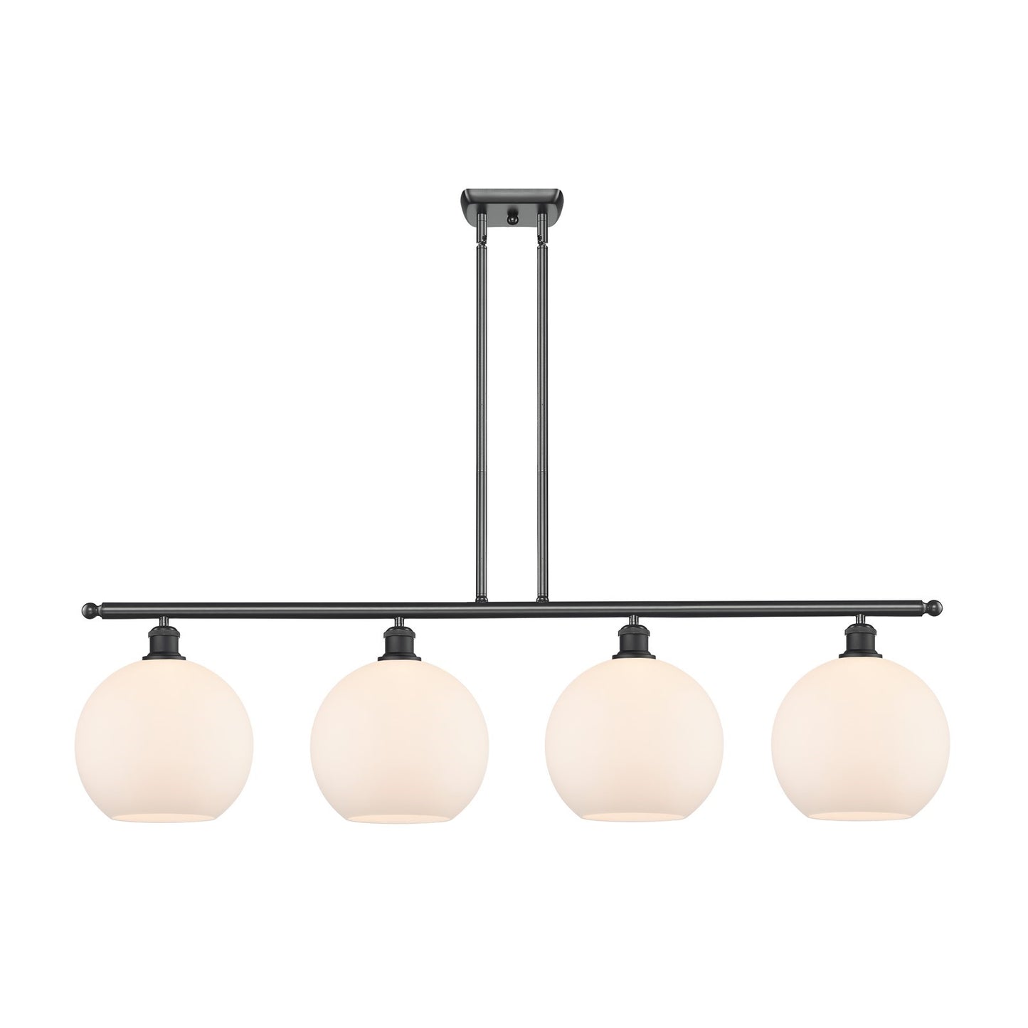 Innovations Athens 4Lt 48.25" Island Lt, Matte, Matte Blk