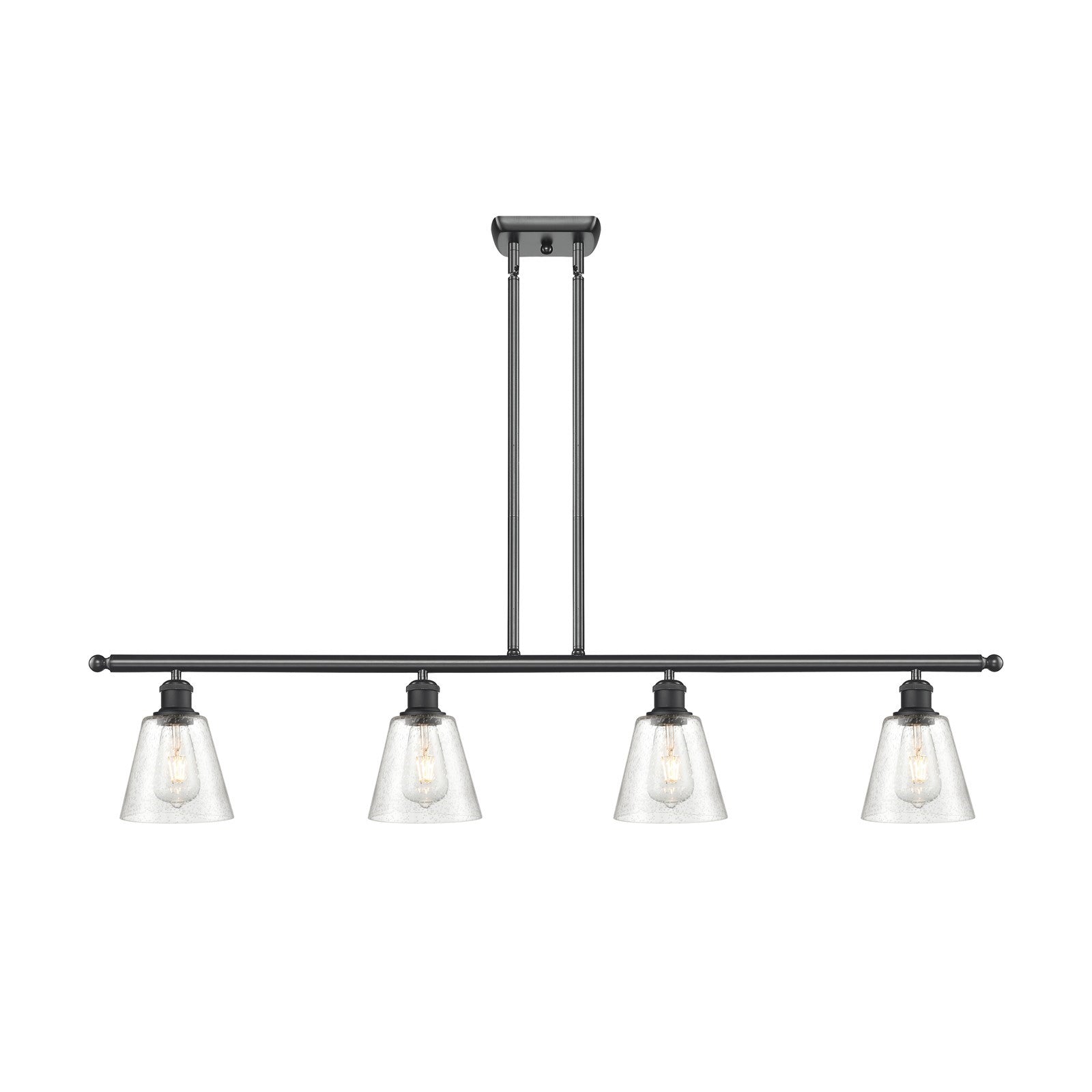 Innovations Caton 4Lt 48" Island Lt, Matte, Matte Blk