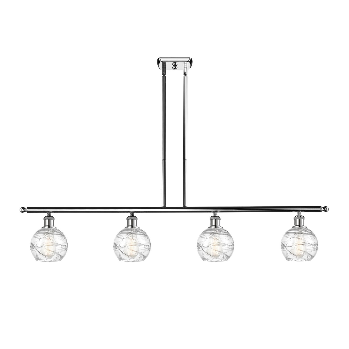 Innovations Athens Deco Swirl 4Lt 48", Polished Chrome