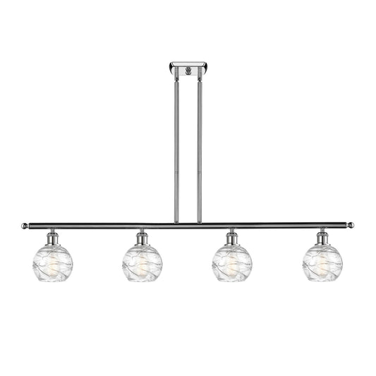 Innovations Athens Deco Swirl 4Lt 48", Polished Chrome