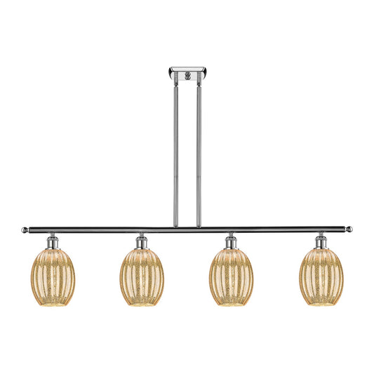 Innovations Preston Bulb 4Lt 48" Island, Polished Chrome
