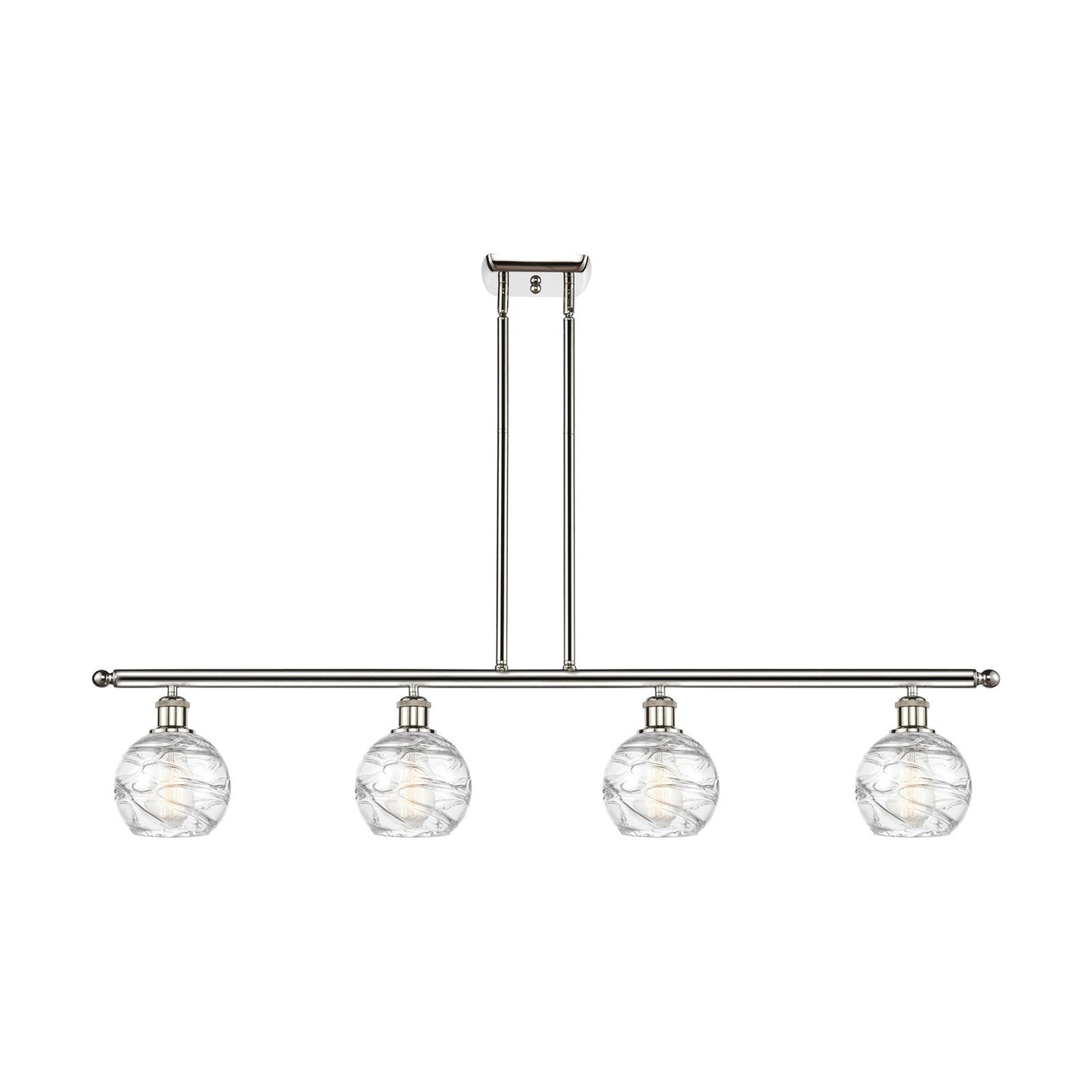 Innovations Athens Deco Swirl 4Lt 48", Polished Nickel