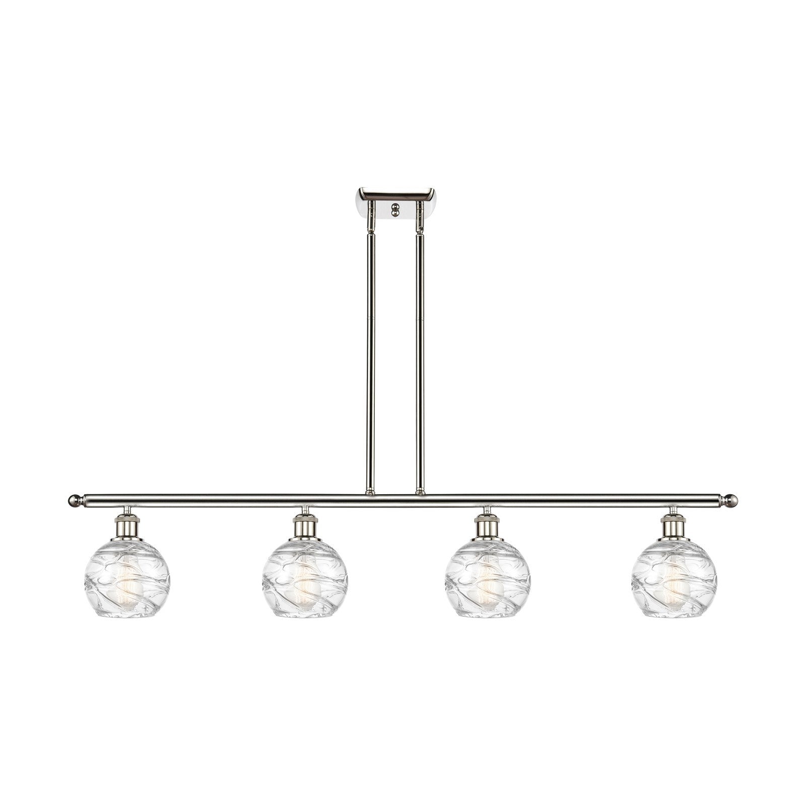 Innovations Athens Deco Swirl 4Lt 48", Polished Nickel