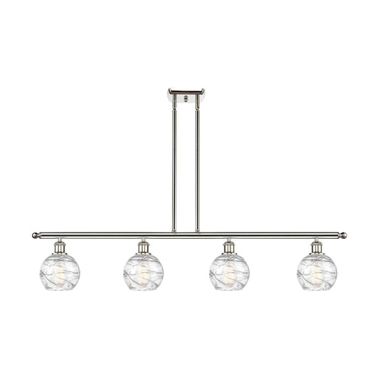Innovations Athens Deco Swirl 4Lt 48", Polished Nickel