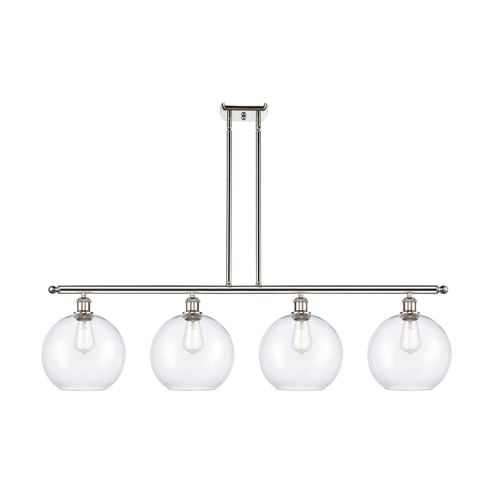 Innovations Athens 4Lt 48.25" Island Lt, Polished Nickel