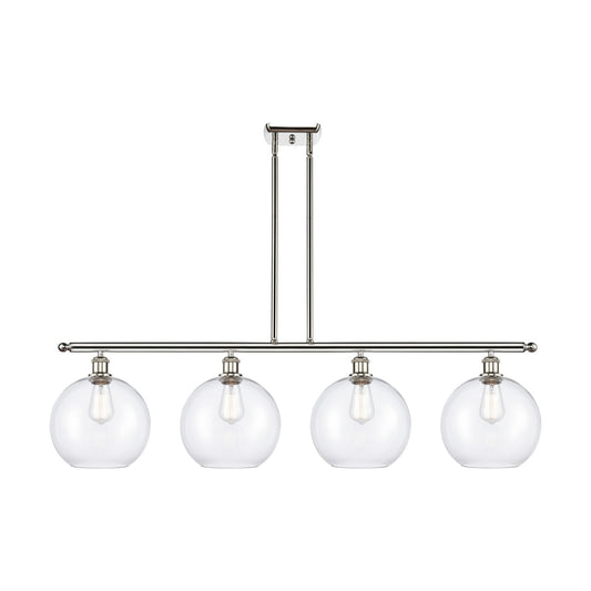 Innovations Athens 4Lt 48.25" Island Lt, Polished Nickel