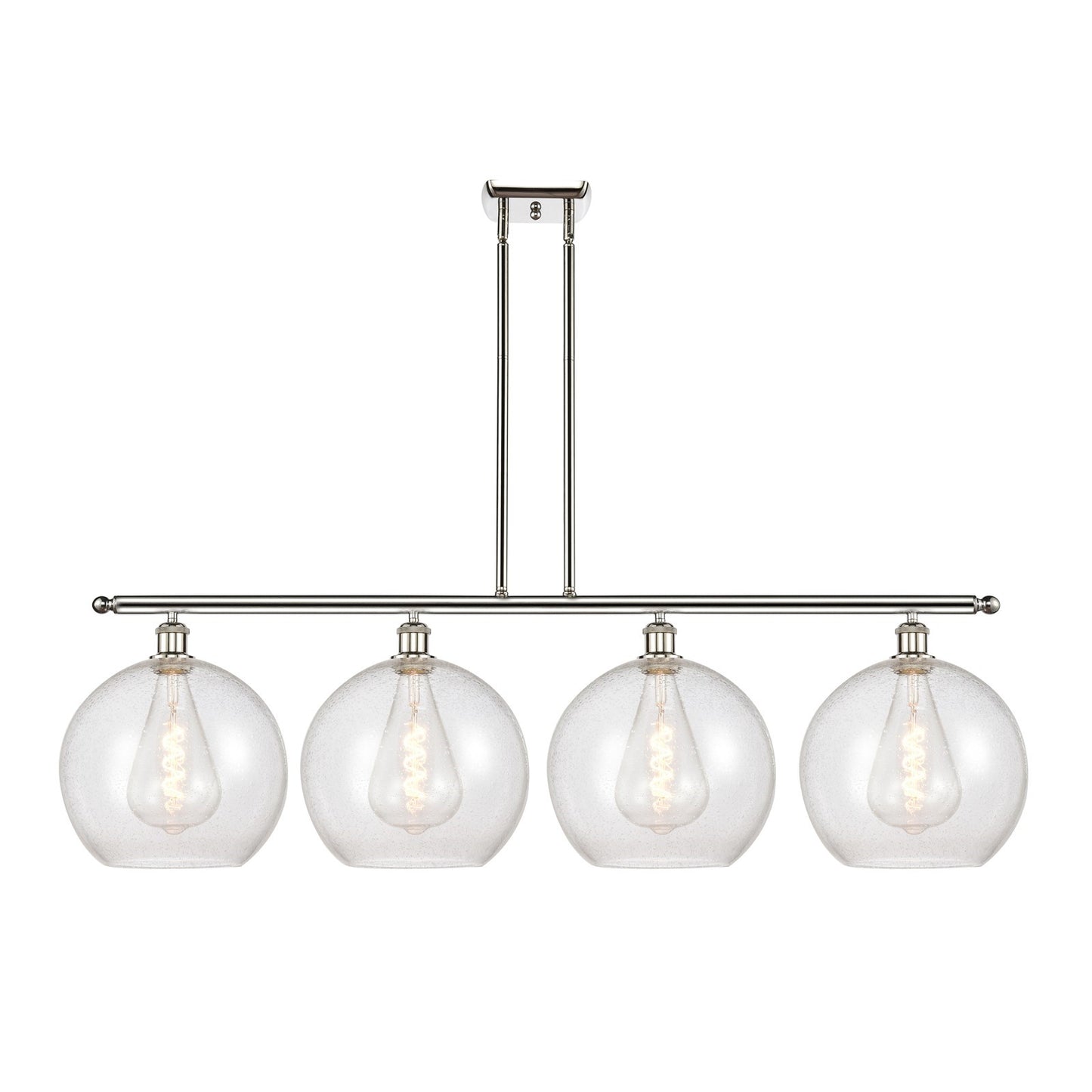 Innovations Athens 4Lt 50" Island Lt, Polished Nickel