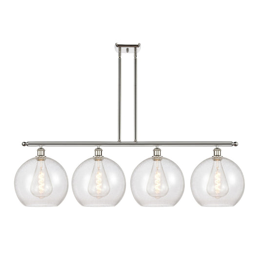 Innovations Athens 4Lt 50" Island Lt, Polished Nickel