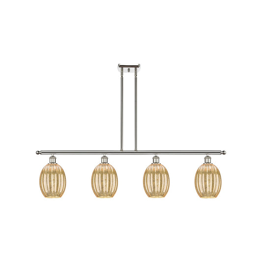 Innovations Preston Bulb 4Lt 48" Island, Polished Nickel