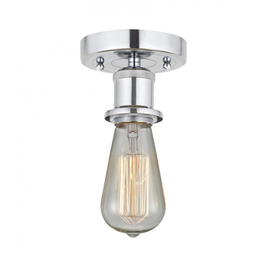 Innovations Edison Bare Bulb 1 Light Semi-Flush, CH