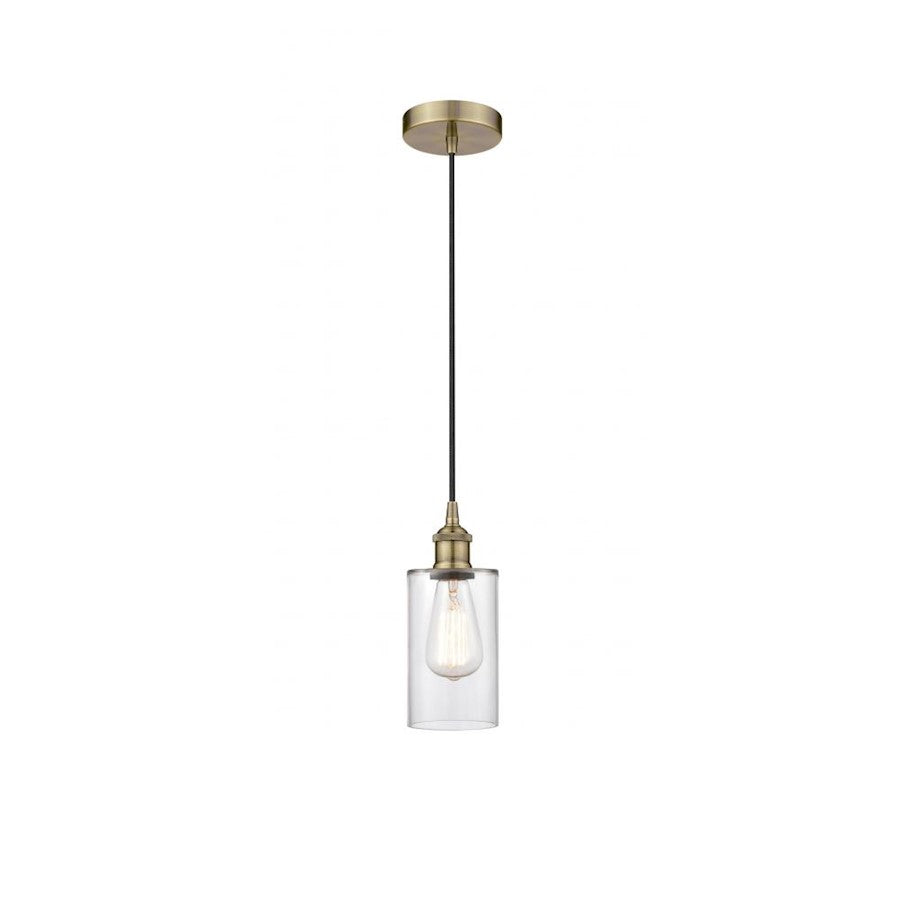 Innovations Edison Clymer 1 Light Mini Pendant, AB G802