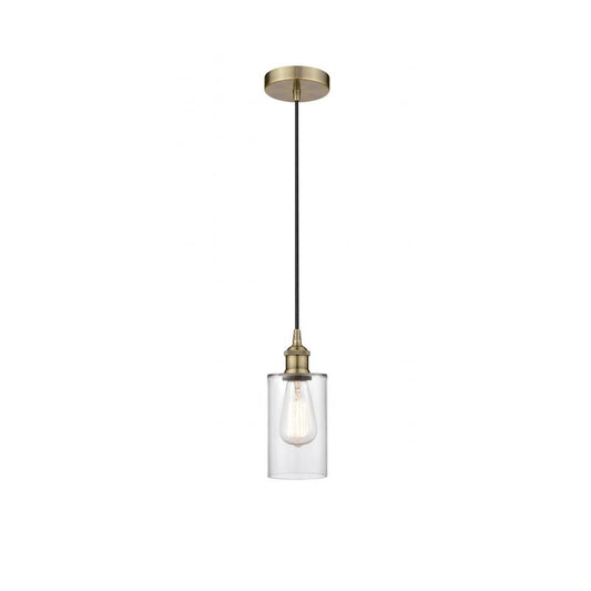 Innovations Edison Clymer 1 Light Mini Pendant, AB G802