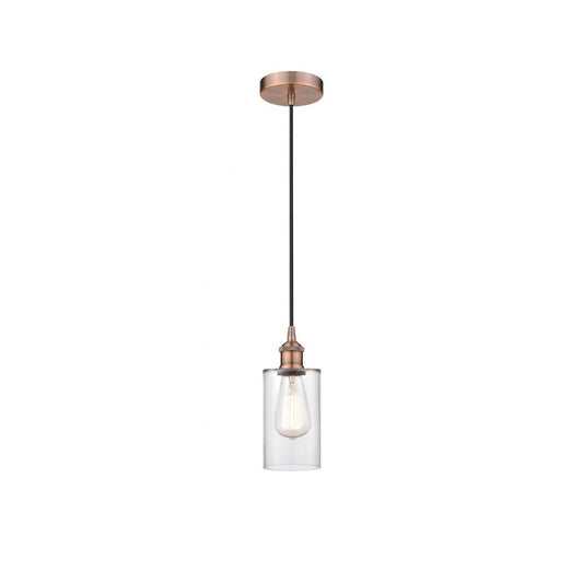 Innovations Edison Clymer 1 Light Mini Pendant, CP G802