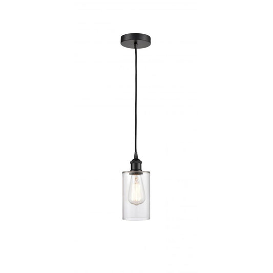 Innovations Edison Clymer 1 Light Mini Pendant, BK G802