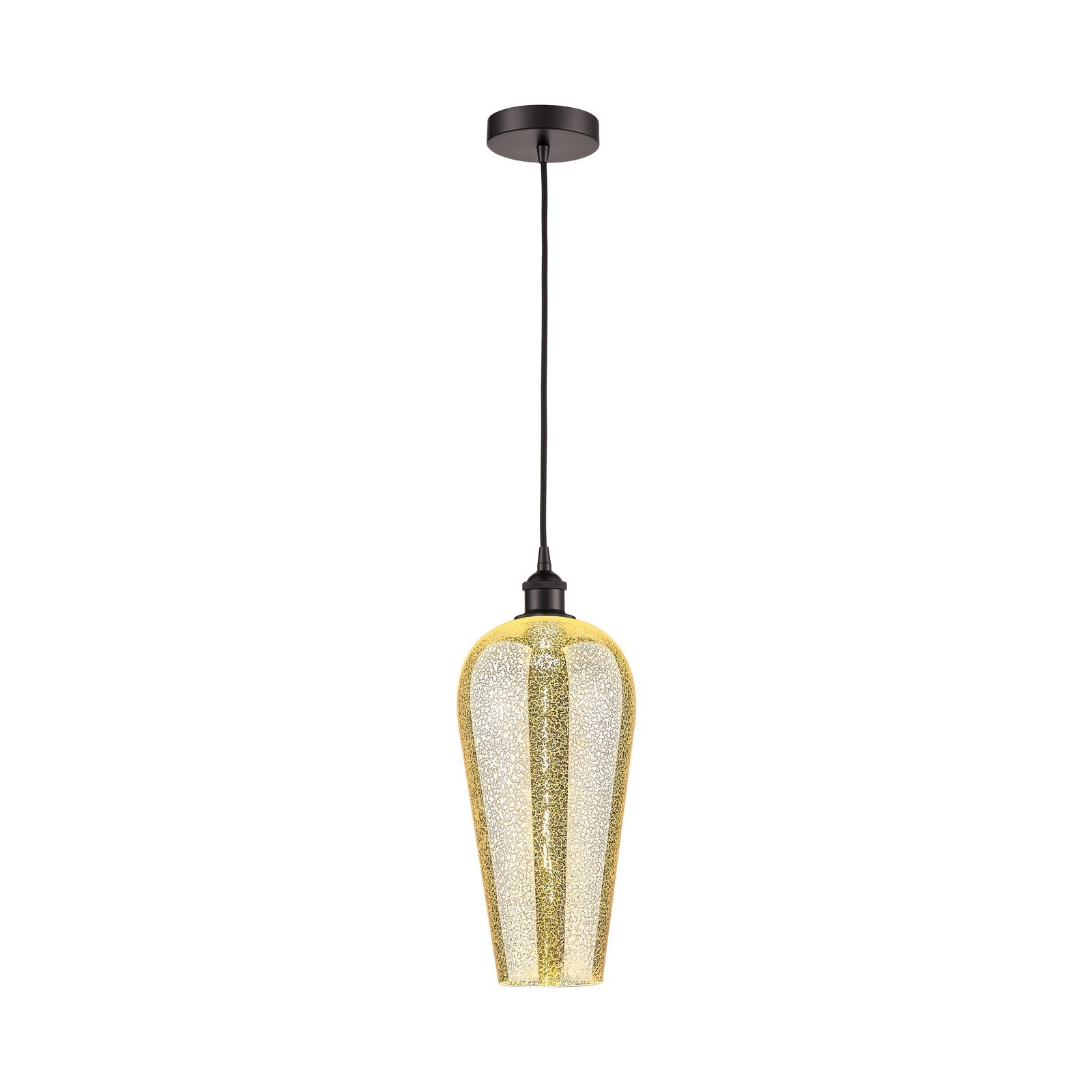Innovations Chelsea 8in 1-Light Mini Pendant | Industrial Oil Rubbed Bronze Steel and Mercury Glass | Kitchen Island & Dining | Model 616-1P-OB-G456-8ME