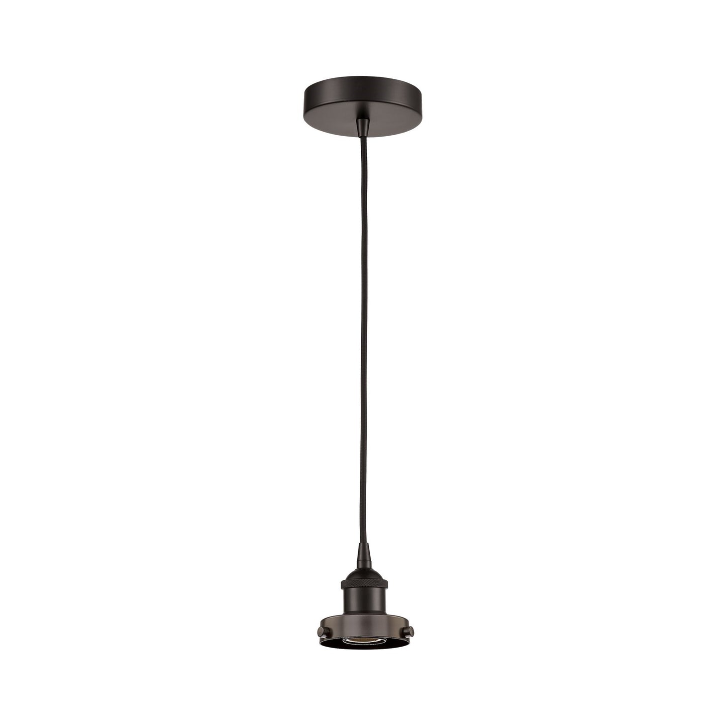 Innovations Lighting Edison 1-Light Mini Pendant | Industrial Farmhouse Oil Rubbed Bronze Steel and Cast Brass | Kitchen Island & | Model 616-1PH-OB