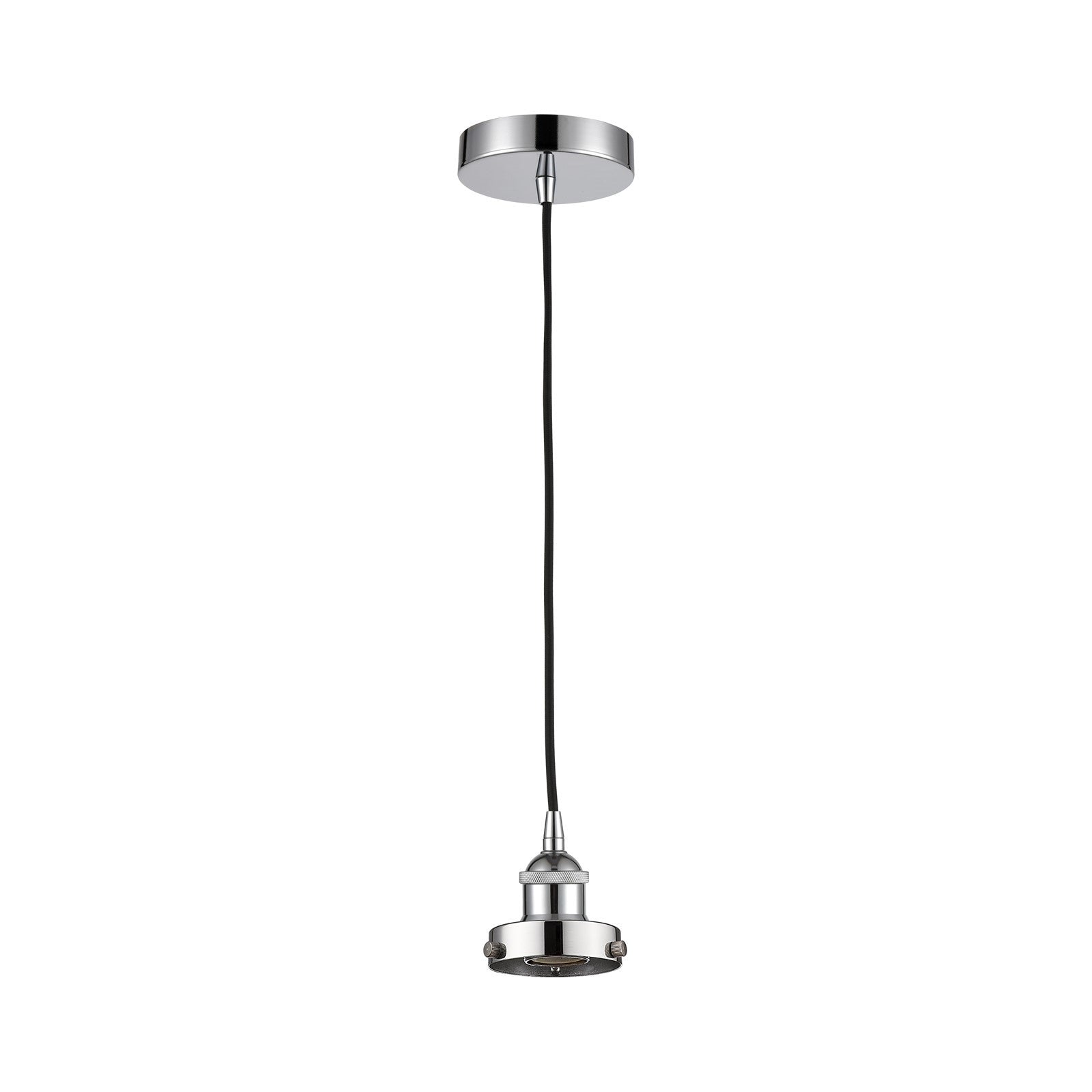 Innovations Lighting Edison 1-Light Mini Pendant | Industrial Polished Chrome Steel and Cast Brass | Kitchen Island & Breakfast Bar | Model 616-1PH-PC