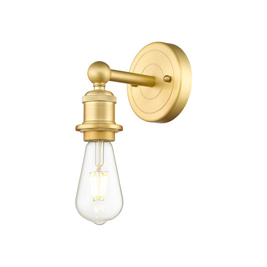 Innovations Edison 1Lt 5" Sconce, Satin Gold