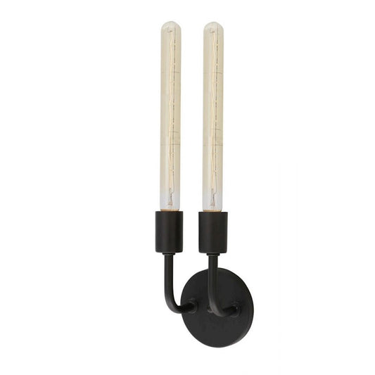 Innovations Lighting Auralume Karima 2 Light Sconce, Matte Black