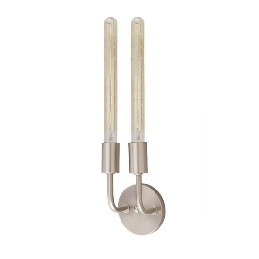 Innovations Lighting Auralume Karima 2 Light Sconce, Nickel
