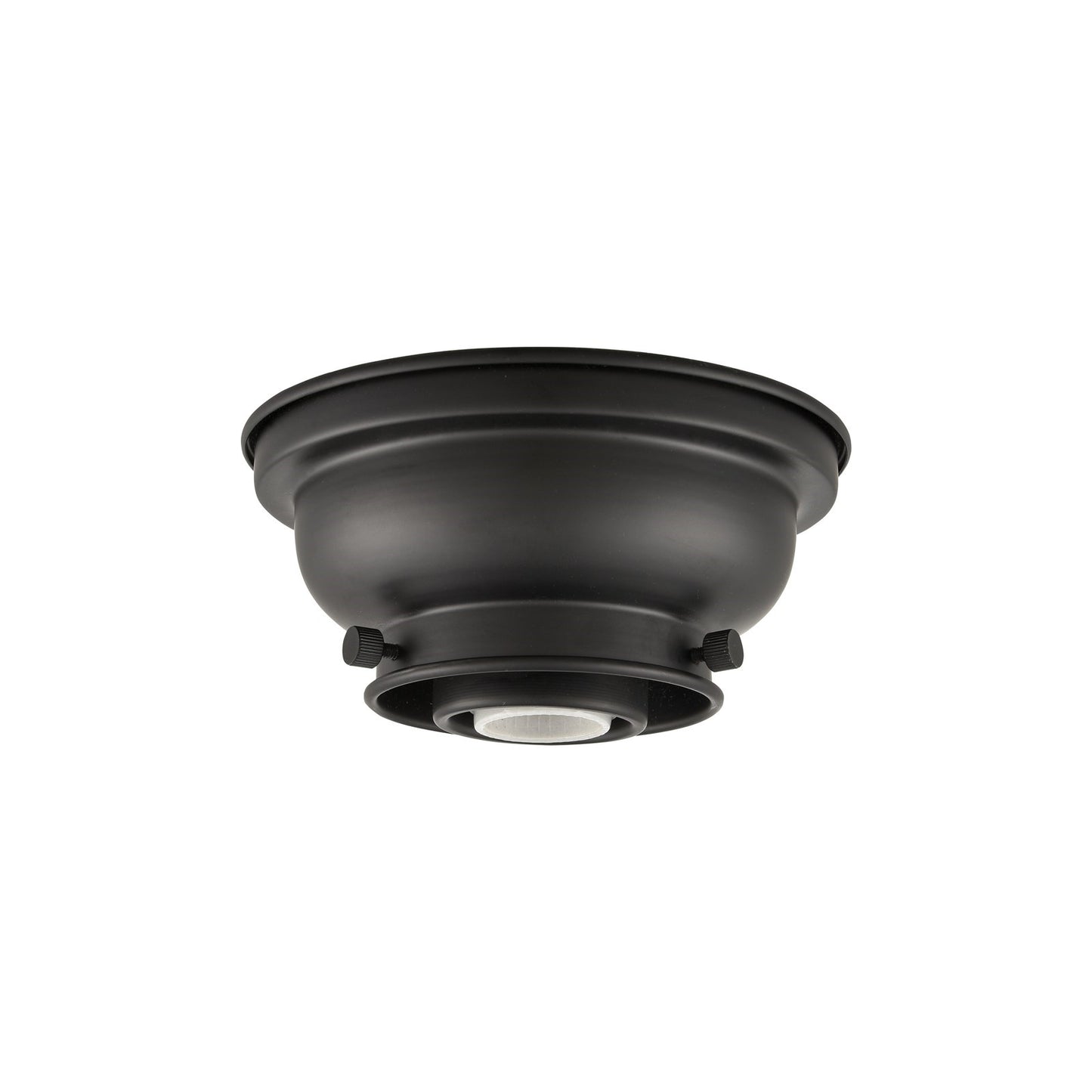 Innovations Franklin Restoration 6in 1-Light Flush Mount | Industrial Matte Black Steel | Hallway & Kitchen | 6.25 x 2.75 in | Model 623-1F-BK