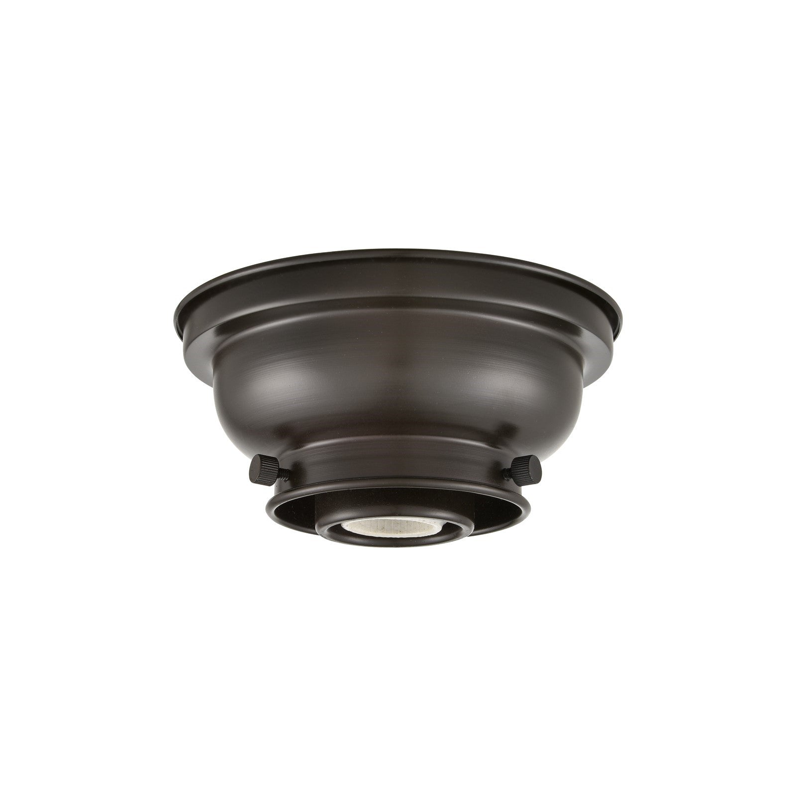 Innovations Franklin Restoration 6.25in 1-Light Flush Mount | Industrial Oil Rubbed Bronze Steel | Damp Location Hallway & Closet | 6.25 | Model 623-1F-OB