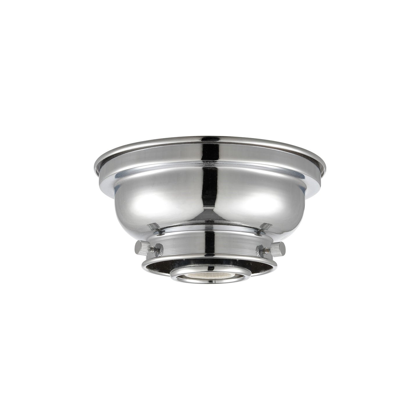 Innovations Franklin Restoration 6in 1-Light Flush Mount | Industrial Polished Chrome Steel | Damp-Rated Hallway & Bathroom | 6.25 x | Model 623-1F-PC