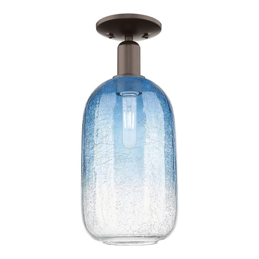 Innovations Brookhaven Cloche 1Lt 7" Semi-Flush, OB/SB - 716-1C-OB-G482-7SB