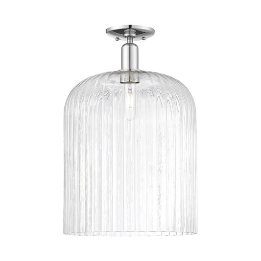 Innovations Bridal Veil 1Lt 12" Semi-Flush, Chrome/Clear - 716-1C-PC-G559-12CL