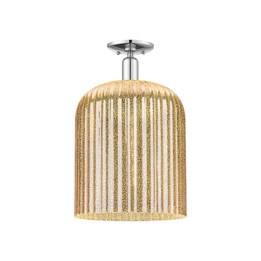 Innovations Bridal Veil 1Lt 12" Semi-Flush, Chrome/Mercury - 716-1C-PC-G559-12ME