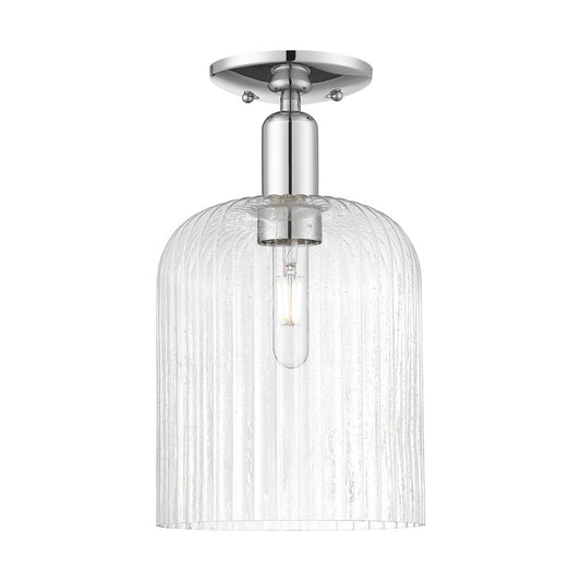 Innovations Bridal Veil 1Lt 8" Semi-Flush, Chrome/Seed - 716-1C-PC-G559-8SDY