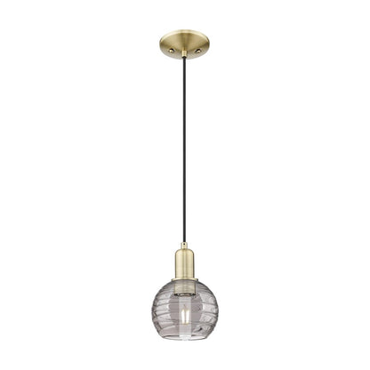 Innovations Athens DS 1Lt 6" Cord Mini Pendant, AB/SDS - 716-1P-AB-G1213-6SM