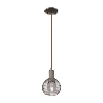 Innovations Athens DS 1Lt 6" Cord Mini Pendant, OB/SDS - 716-1P-OB-G1213-6SM