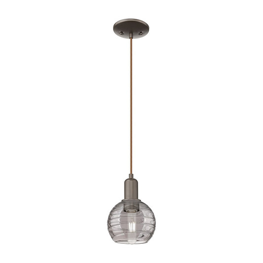 Innovations Athens DS 1Lt 6" Cord Mini Pendant, OB/SDS - 716-1P-OB-G1213-6SM