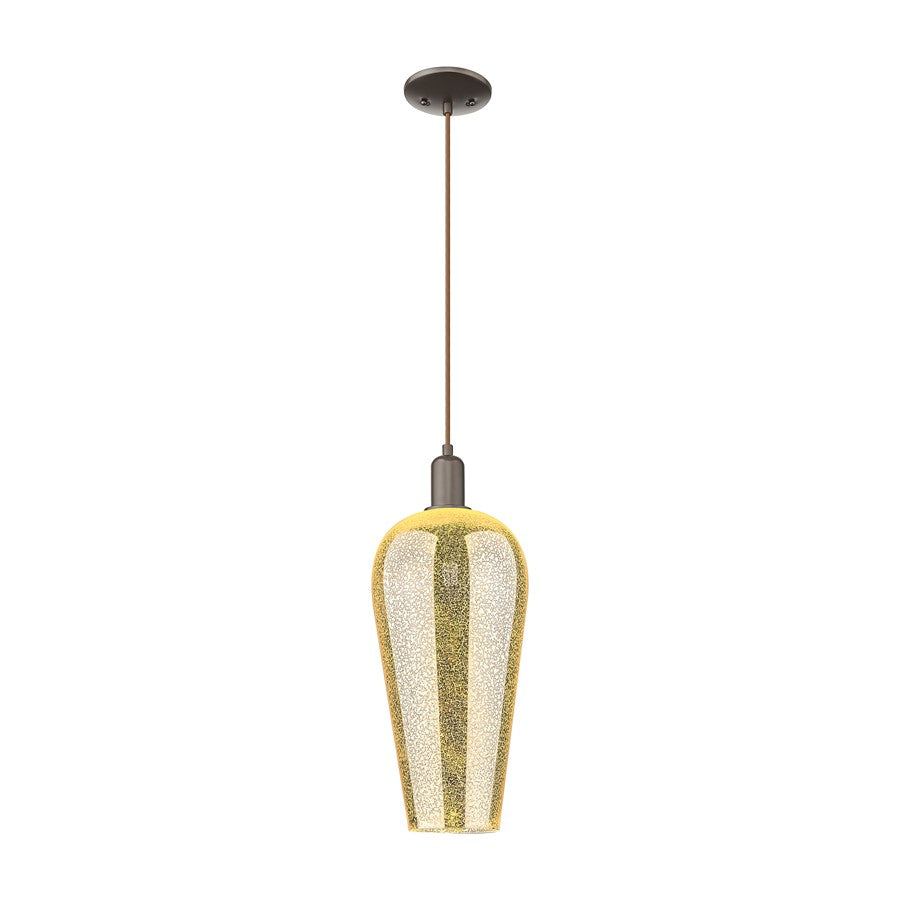 Innovations Chelsea 1Lt 8" Cord Mini Pendant, OB/Mercury - 716-1P-OB-G456-8ME