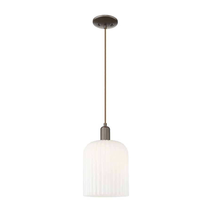 Innovations Bridal Veil 1Lt 8" Cord Mini Pendant, OB/GW - 716-1P-OB-G559-8GWH