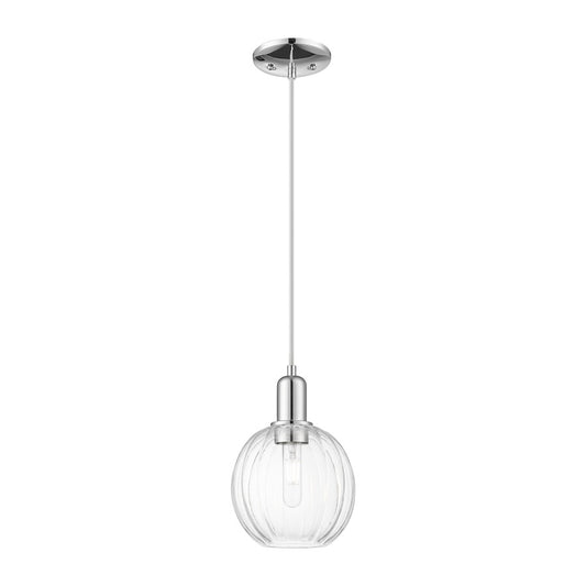 Innovations Preston 1Lt 7" Globe Cord Mini Pendant, CH/CL - 716-1P-PC-G458-7CL