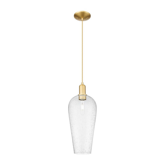 Innovations Chelsea 1Lt 8" Cord Mini Pendant, Gold/Seedy - 716-1P-SG-G456-8SDY