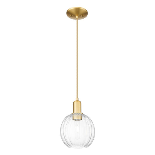 Innovations Preston 1Lt 7" Globe Cord Mini Pendant, GD/CL - 716-1P-SG-G458-7CL