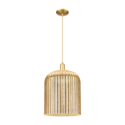 Innovations Bridal Veil 1Lt 12" Cord Mini Pendant, GD/MC - 716-1P-SG-G559-12ME