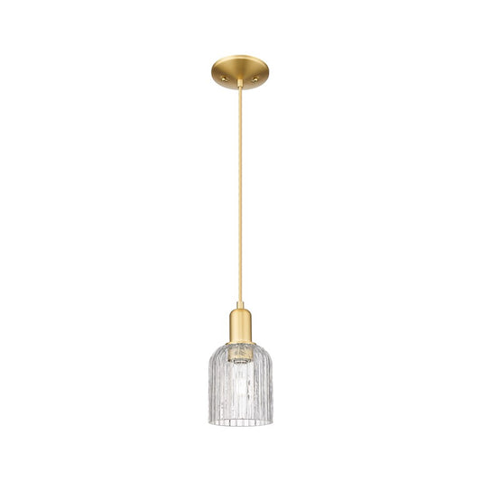 Innovations Bridal Veil 1Lt 5" Cord Mini Pendant, GD/Clear - 716-1P-SG-G559-5CL
