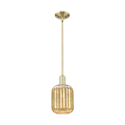 Innovations Preston 1Lt 7" Jar Stem Mini Pendant, AB/MC - 716-1S-AB-G460-7ME