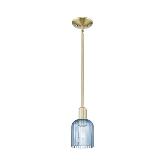 Innovations Bridal Veil 1Lt 5" Stem Mini Pendant, AB/Blue - 716-1S-AB-G559-5BL