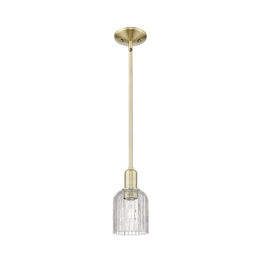 Innovations Bridal Veil 1Lt 5" Stem Mini Pendant, AB/Clear - 716-1S-AB-G559-5CL